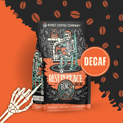 "Rest-In-Peace" Decaf Coffee | 12oz | Ground
