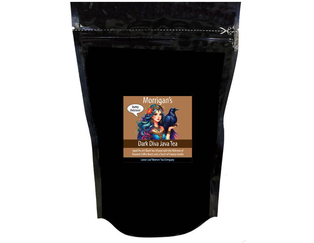 Morrigan's Dark Diva Java Tea: 2 oz Pouch