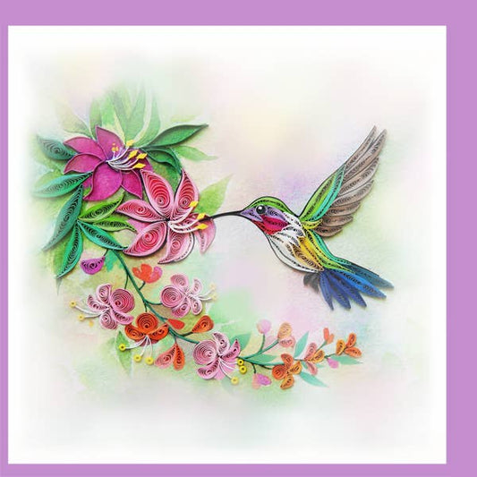 WN-51-25 Humming Bird Quilling paper