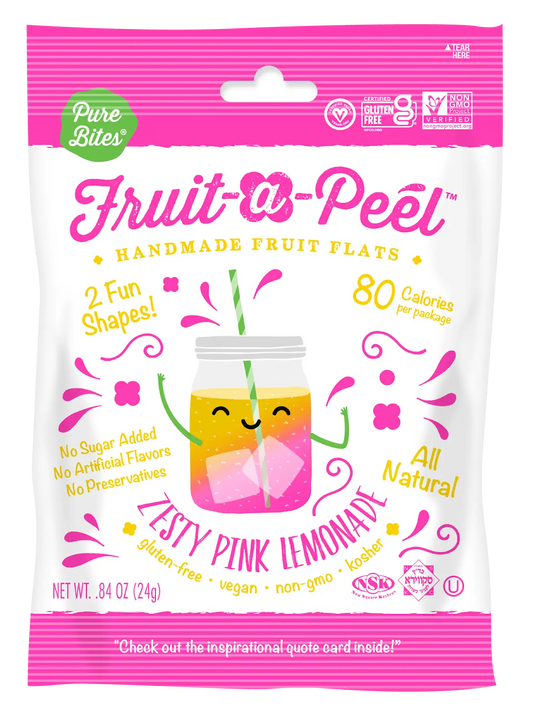 Fruit-a-Peel Zesty Pink Lemonade Fruit Flats