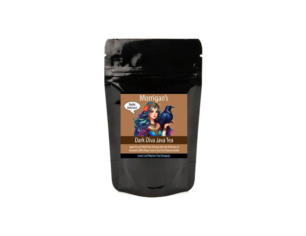 Morrigan's Dark Diva Java Tea: 2 oz Pouch