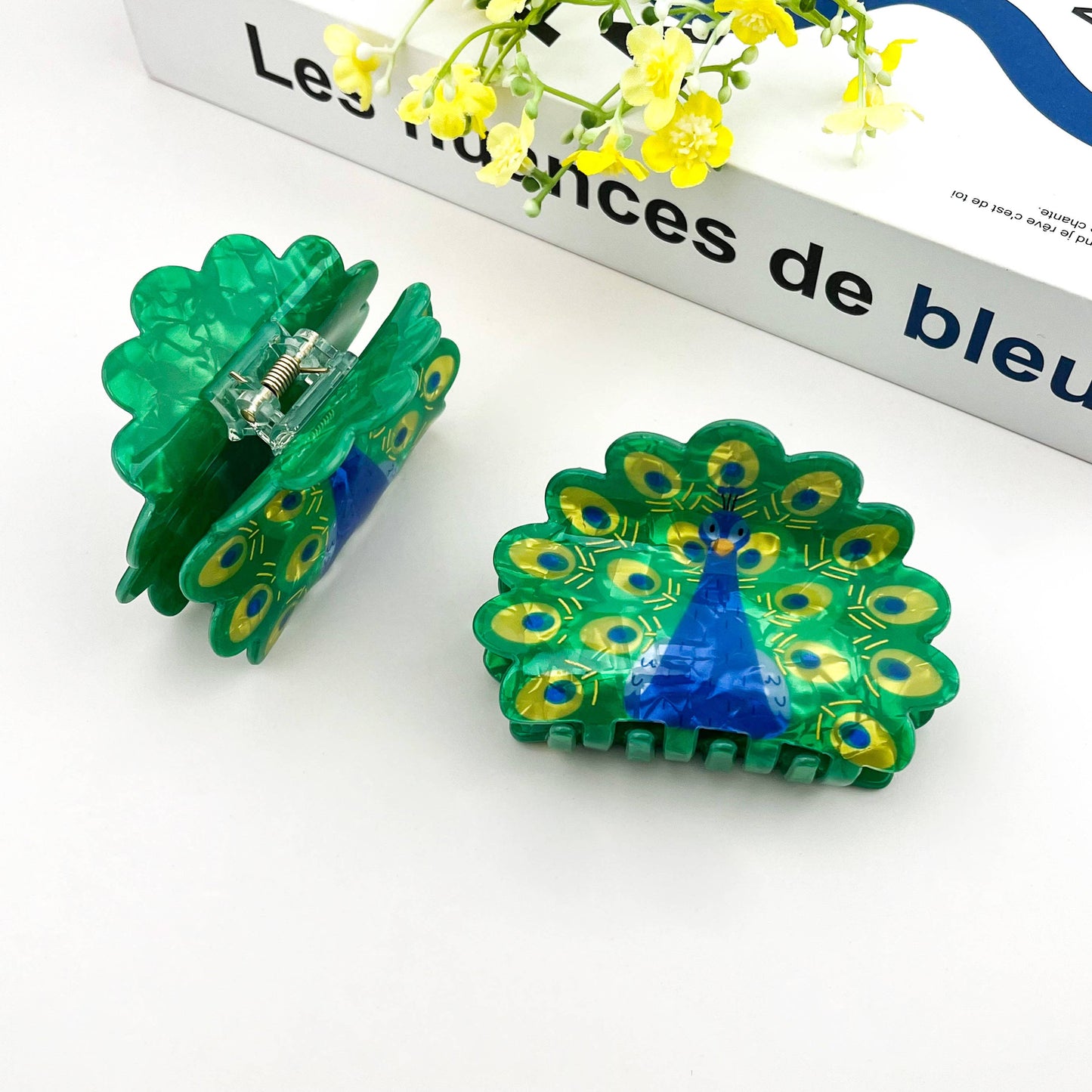 Peacock Claw Clip