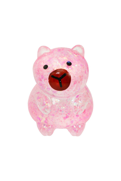 Capybara Iridescent Glittery Maltose Putty Filled Squishy  ASSORTED