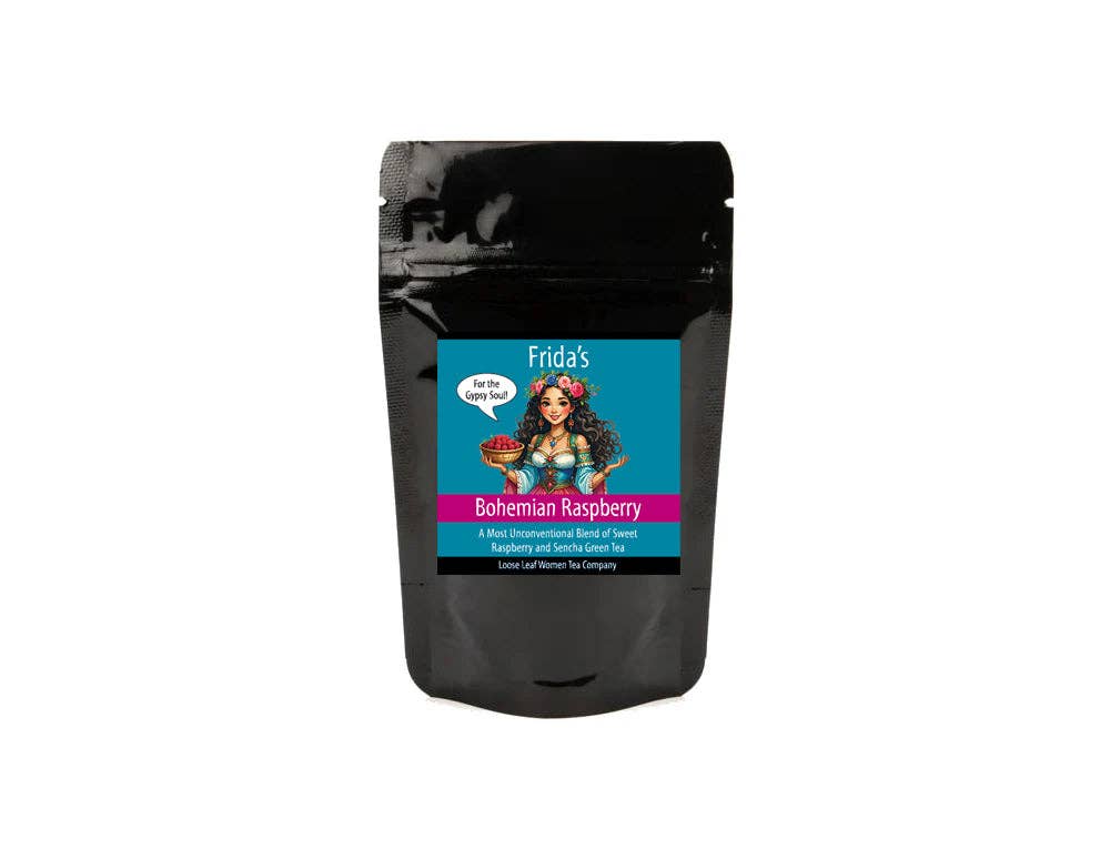 Frida's Bohemian Raspberry Tea: 2 oz Pouch