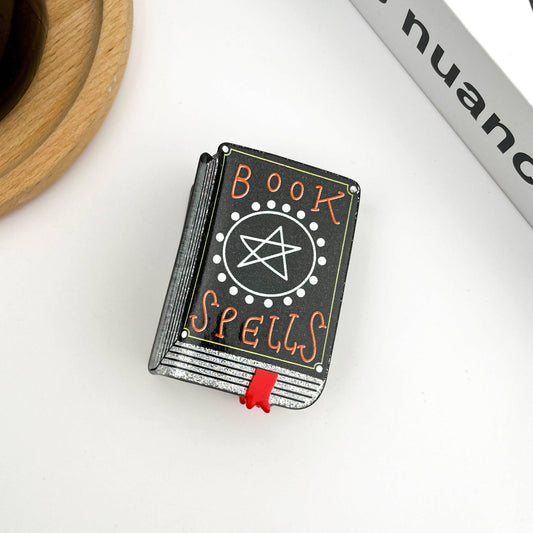Halloween Spells Book Claw Clip