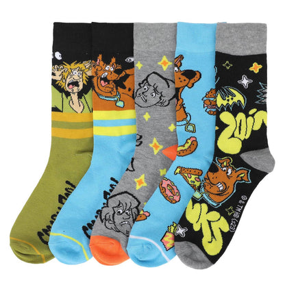 Scooby Doo Zoinks 5-Pair Casual Crew Socks