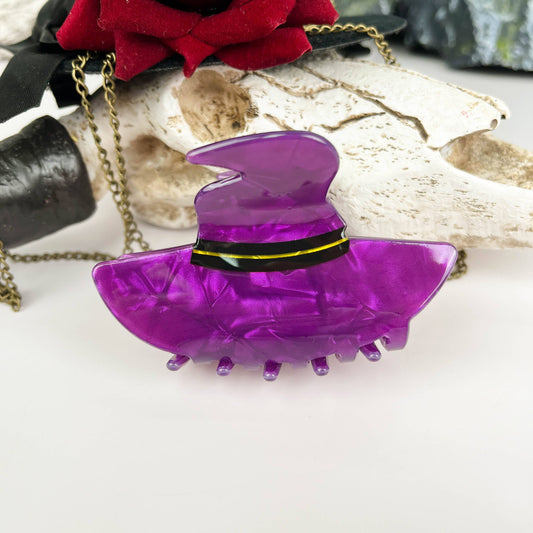 Halloween Witch Hat Hair Clip