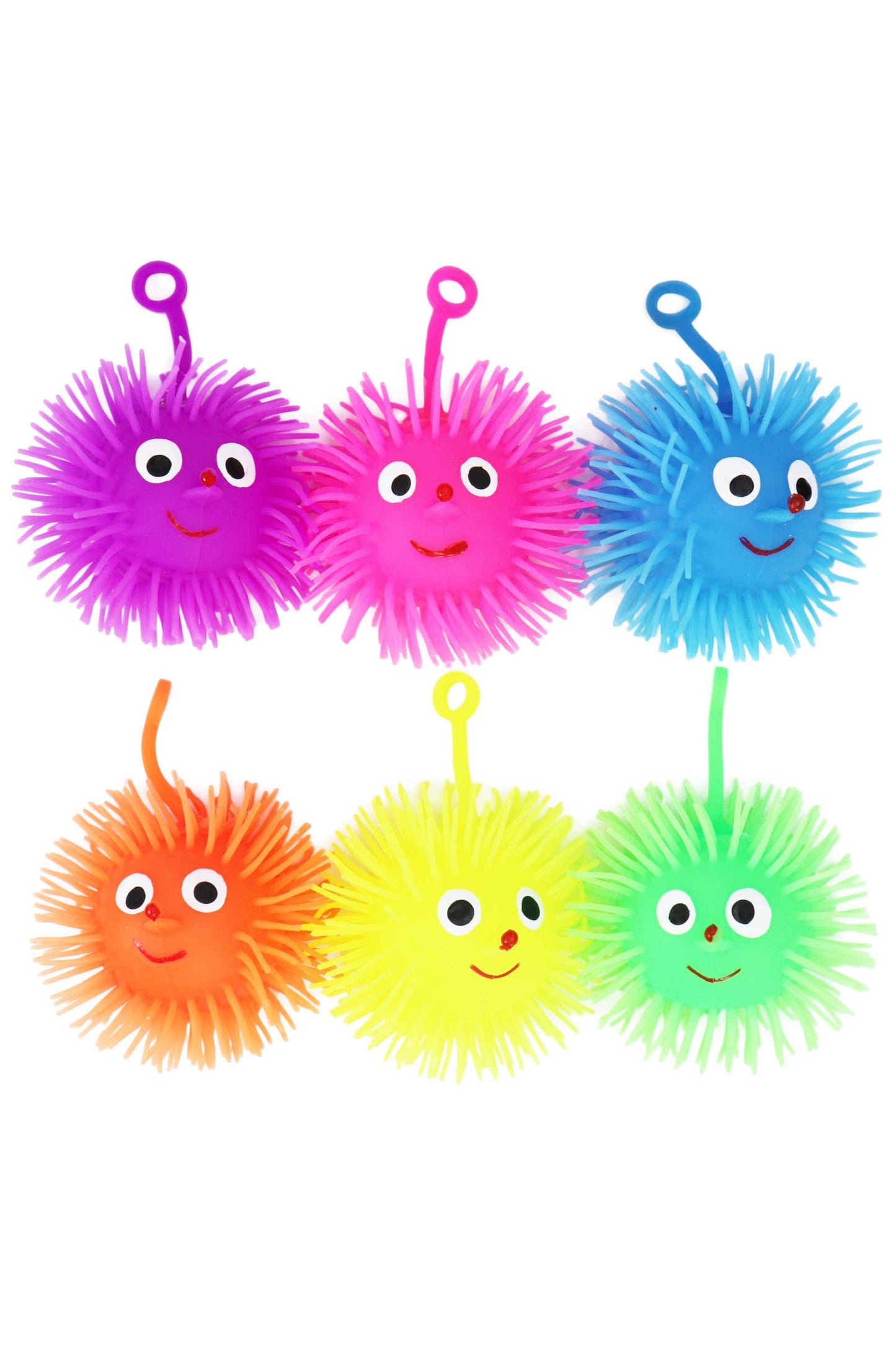 Smiley Puffer Led Light-up Squishy Ball