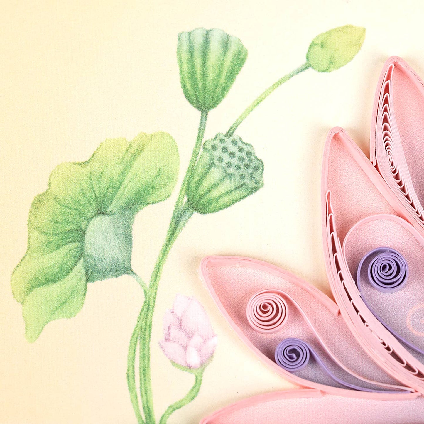 Special Anniversary Lotus Flower Card