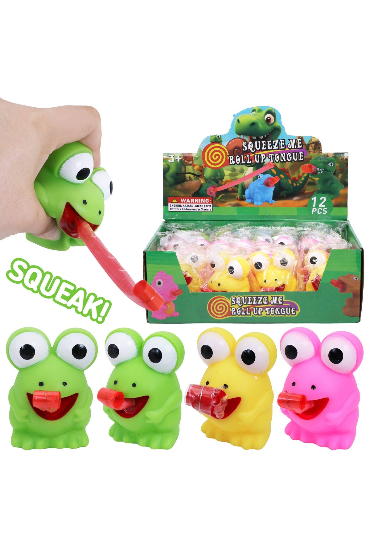 Tongue-out Cute Frog Squeaky Toy