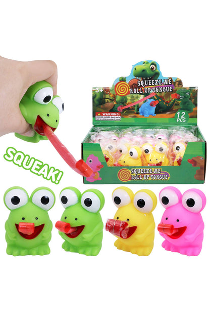 Tongue-out Cute Frog Squeaky Toy