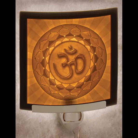Aum Mandala Porcelain Lithophane Night Light