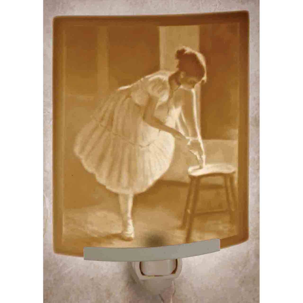 Dress Rehearsal Porcelain Lithophane Night Light