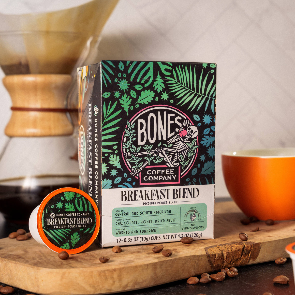 Breakfast Blend Coffee Pods | 12 Count | Flavored Coffee