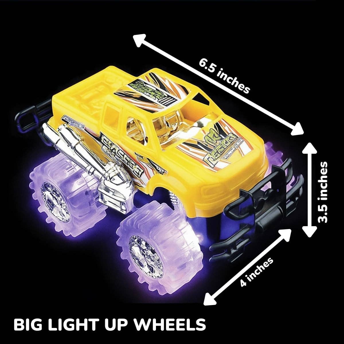 Monster Truck with LED Wheel Lights