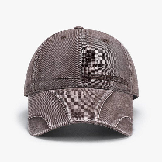 Vintage Washed Soft Top Cap in Coffee