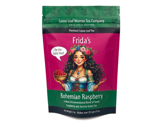 Frida's Bohemian Raspberry Tea: 2 oz Pouch