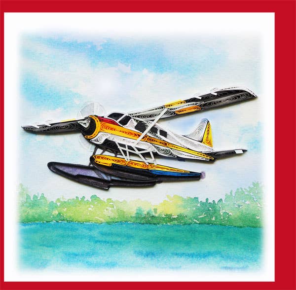 Air plan Quilling card, everyday card, greeting card EV-17