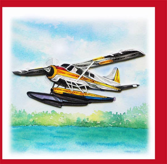 Air plan Quilling card, everyday card, greeting card EV-17