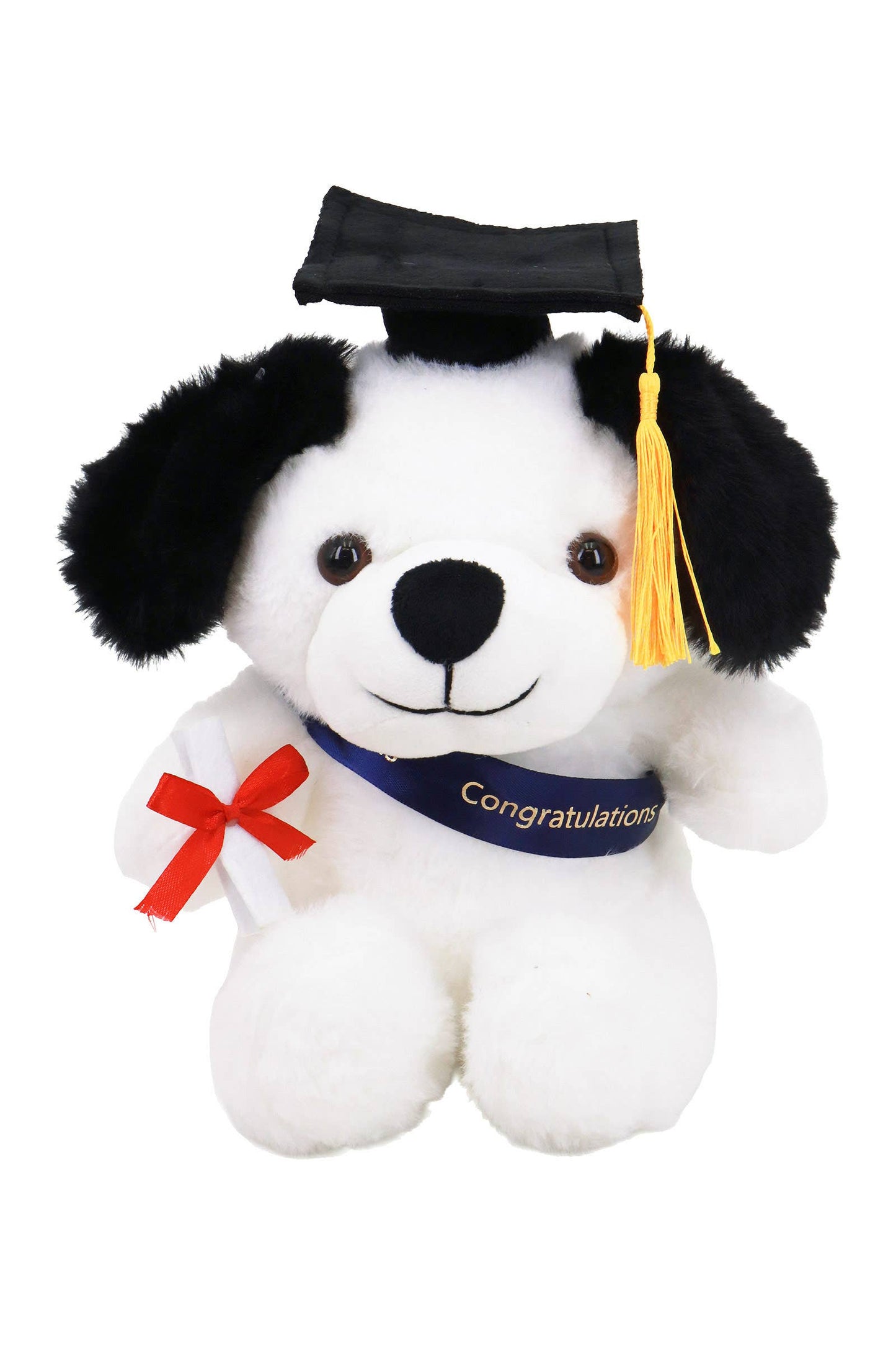 Graduation Puppy Dog Soft Stuffed Plush