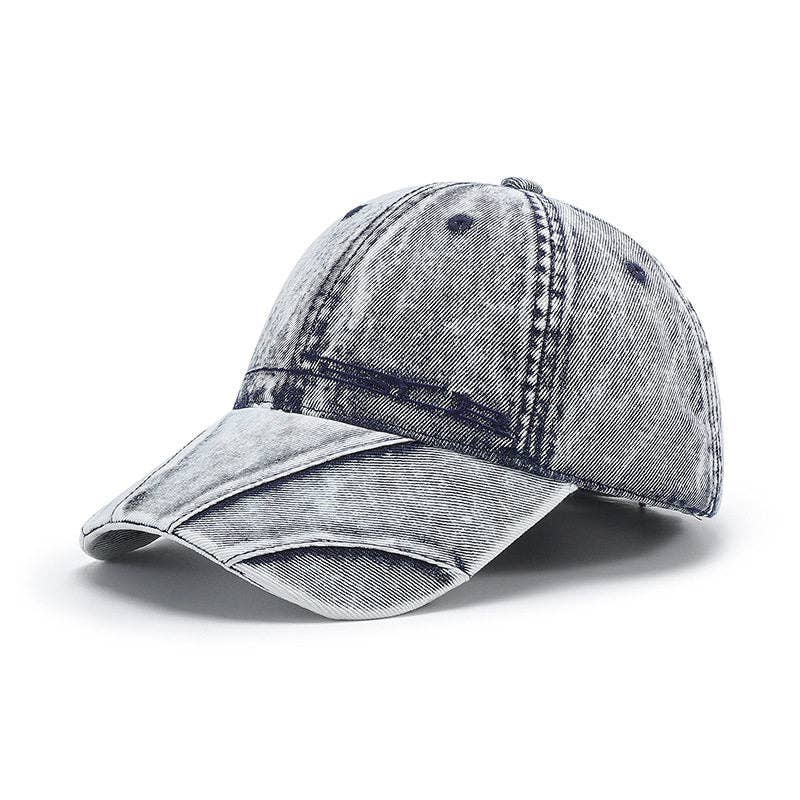 Vintage Washed Soft Top Cap Distressed Blue