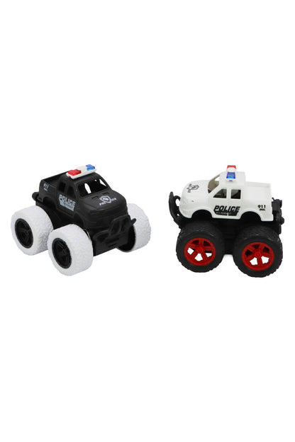 Police Monster Truck Inertia Car Toy