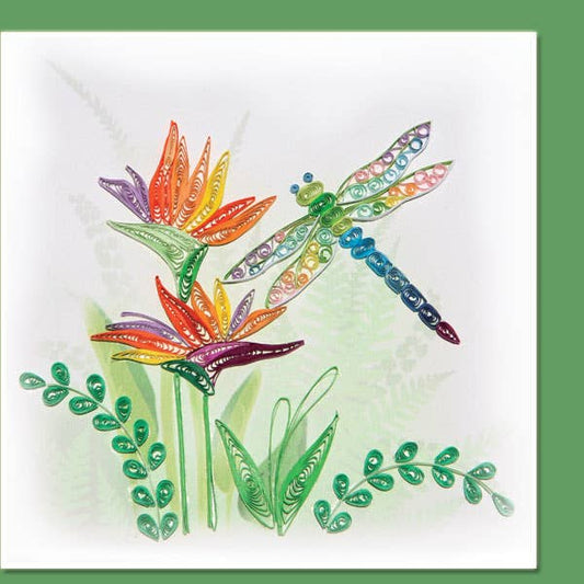 Dragonfly IC-24 quilling cards, greeting card, paper art