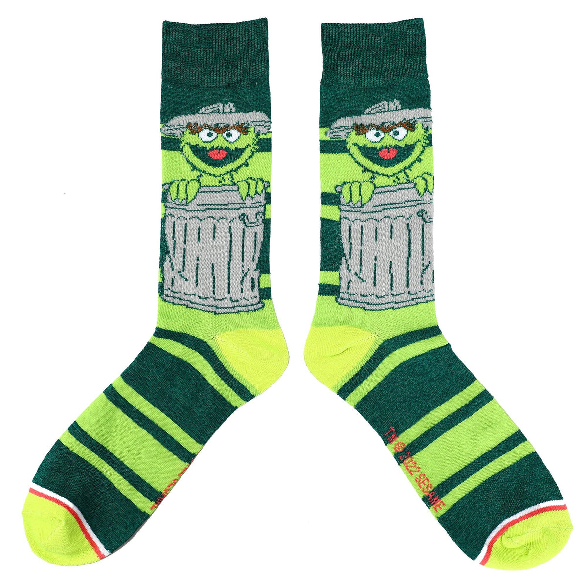 Sesame Street Muppet Characters Casual Crew Socks 5-Pack