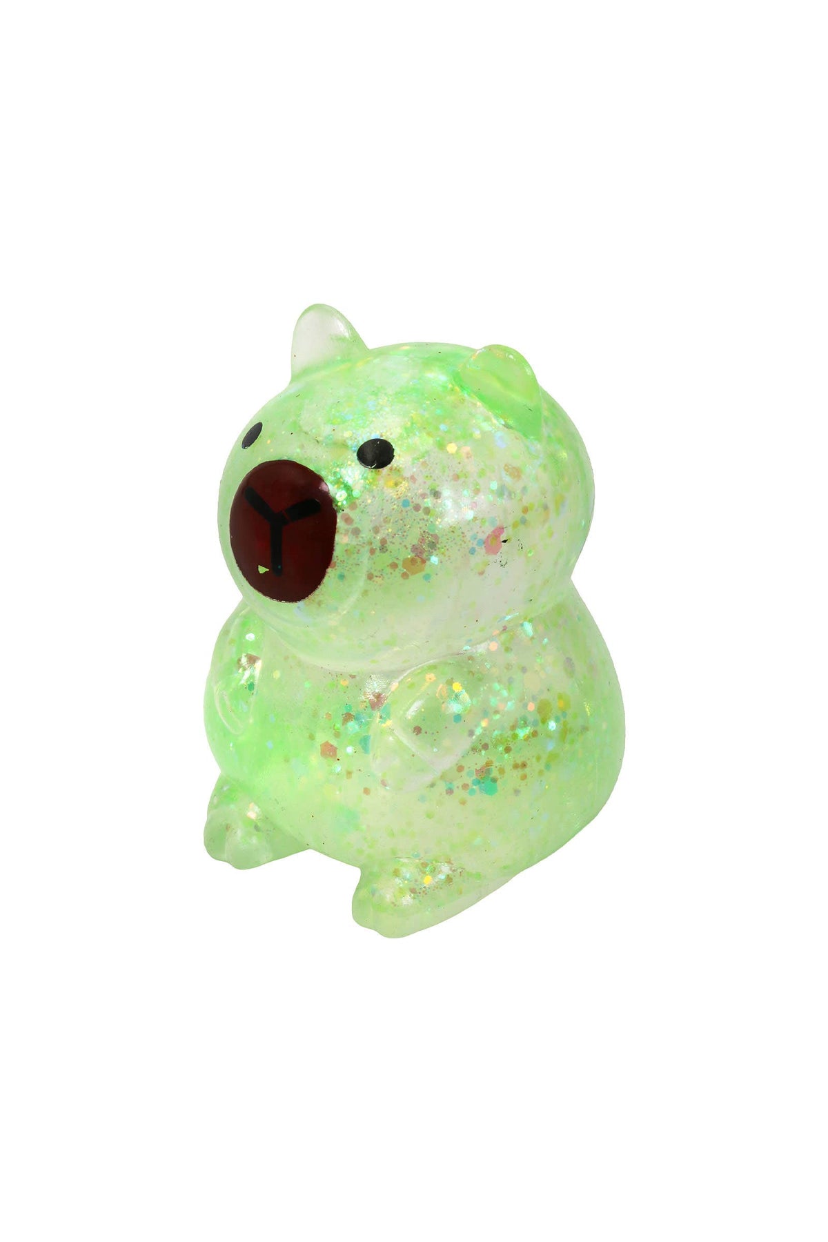 Capybara Iridescent Glittery Maltose Putty Filled Squishy  ASSORTED