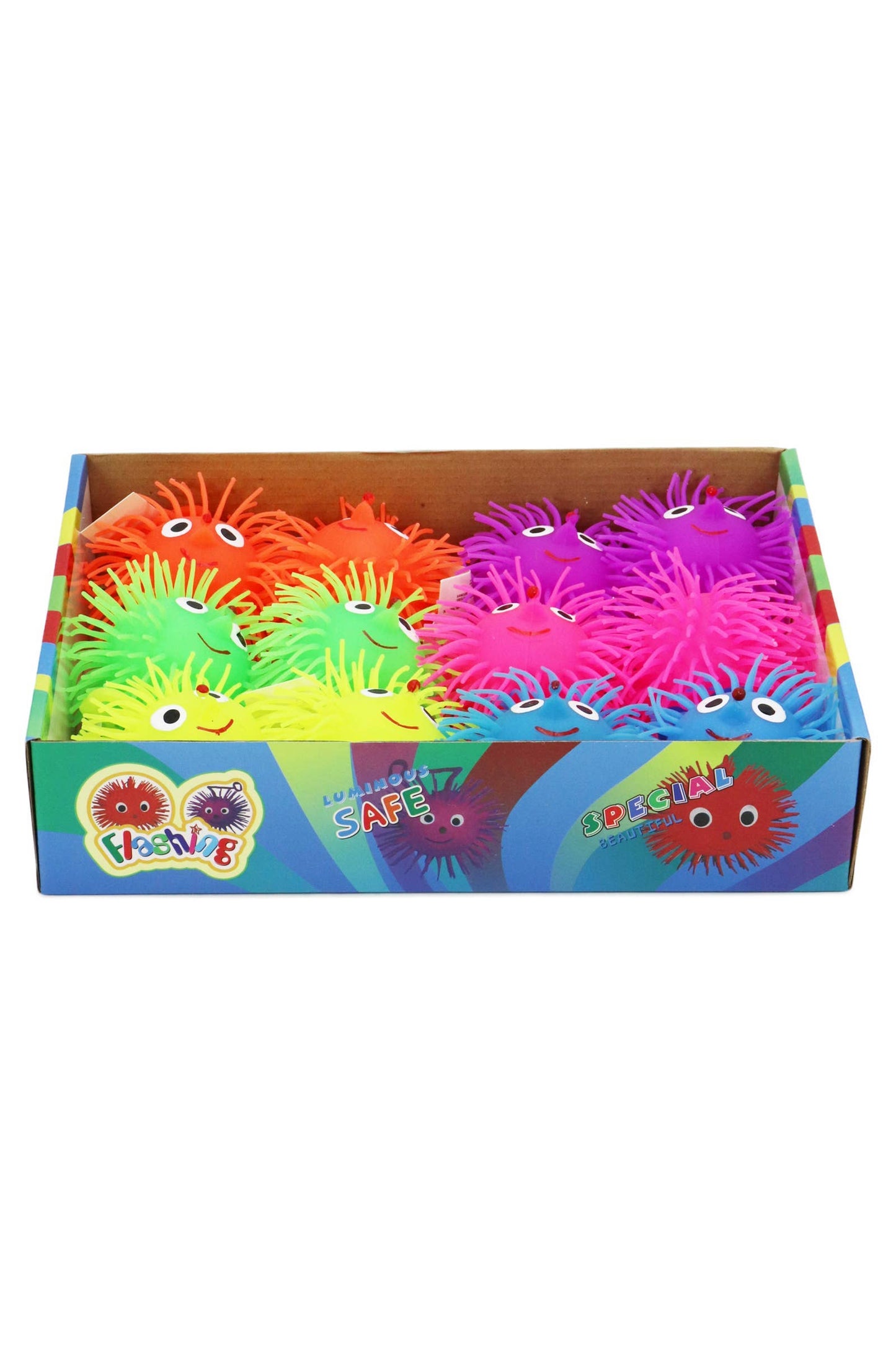Smiley Puffer Led Light-up Squishy Ball