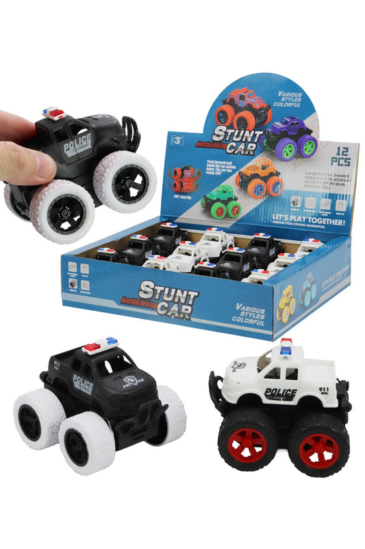 Police Monster Truck Inertia Car Toy