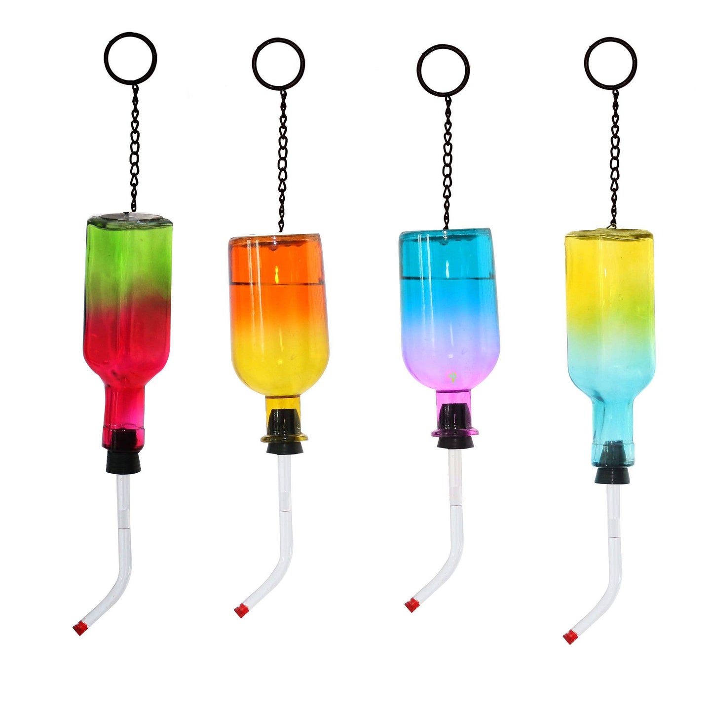 Ombre Glass Hummingbird Feeder