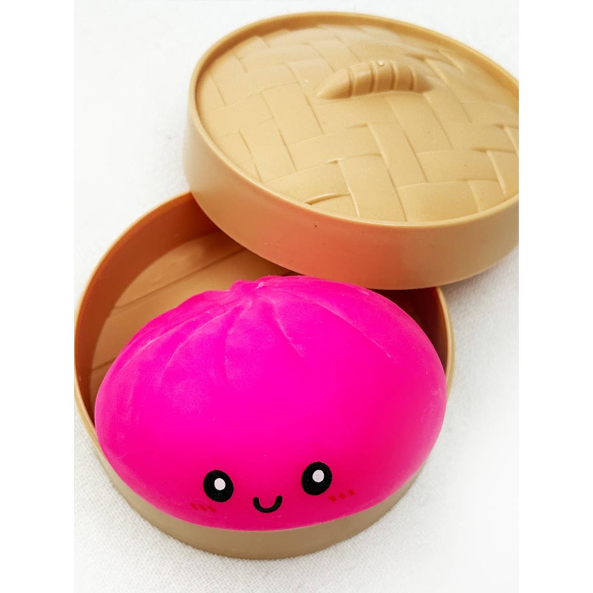 GLOW IN DARK Mystery Dumpling Squishy with Steamer- Color will Vary