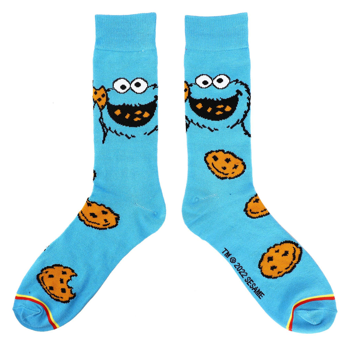 Sesame Street Muppet Characters Casual Crew Socks 5-Pack