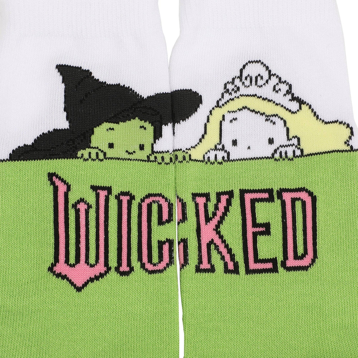 Wicked Glinda and Elphaba Casual Crew Socks 4 Pack