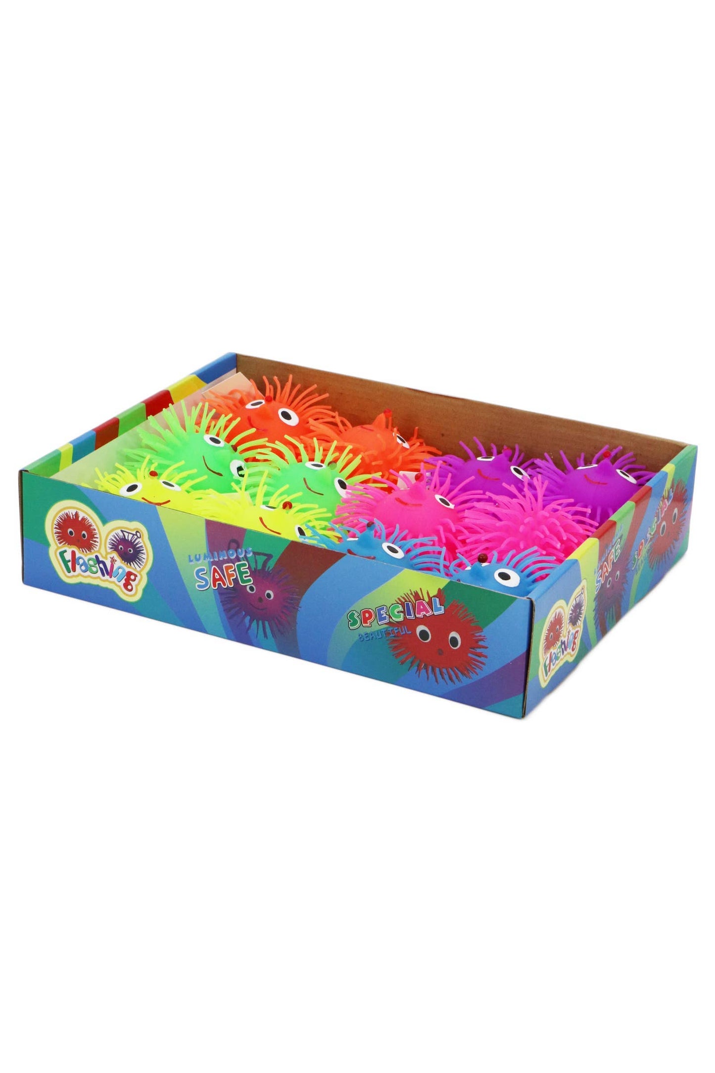 Smiley Puffer Led Light-up Squishy Ball
