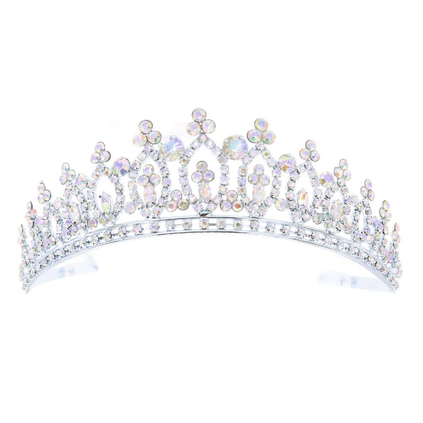 Silver Princess Flower Tiara