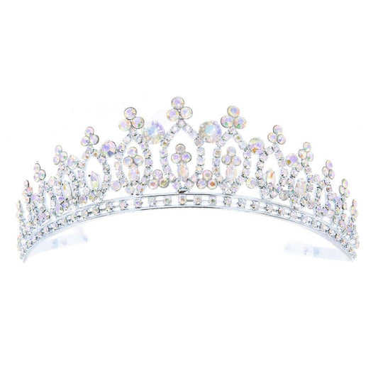 Silver Princess Flower Tiara