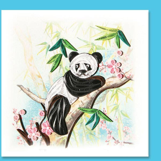 Panda Quilling Card, Animal, everyday card AN-55