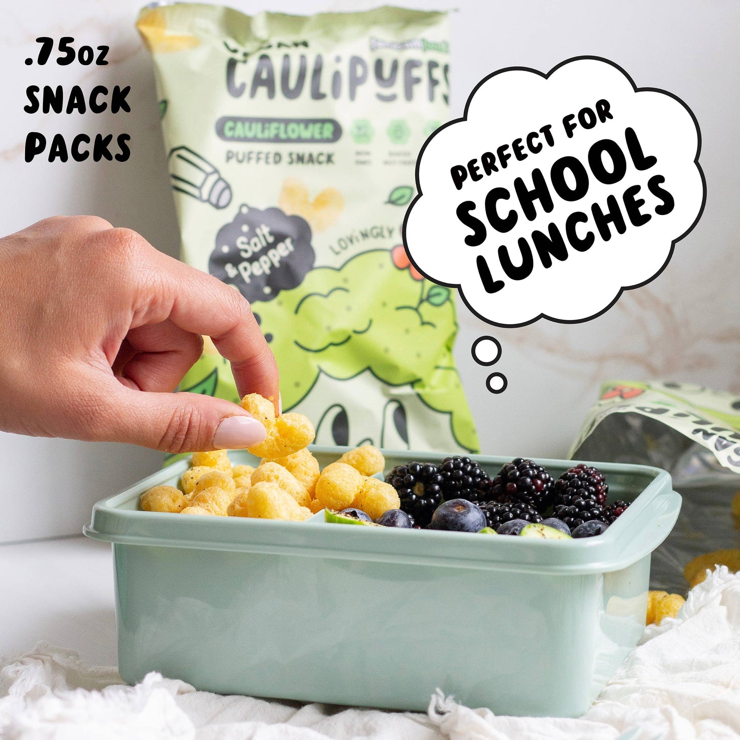 CauliPuffs Vegan Salt & Pepper