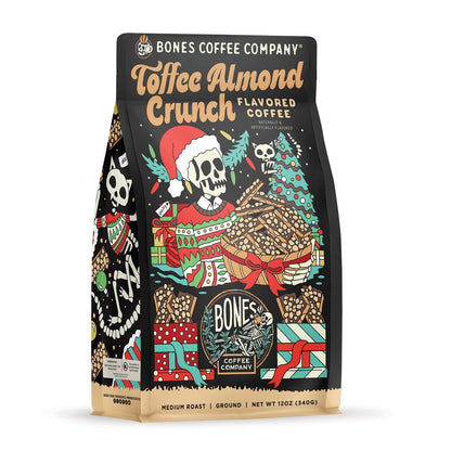 Toffee Almond Christmas Coffee | 12oz | Ground