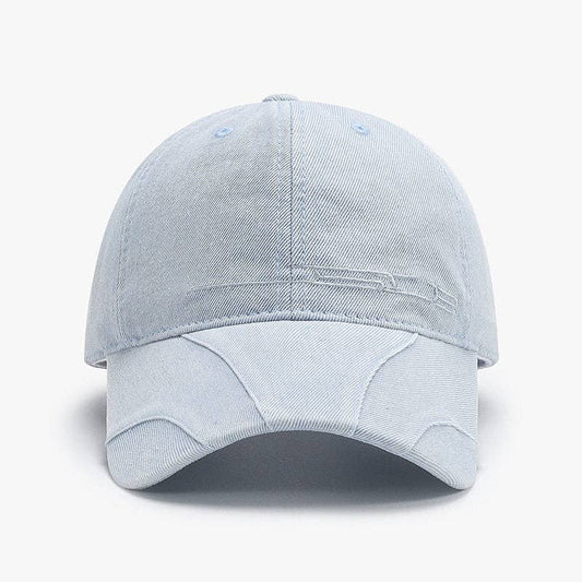 Vintage Washed Soft Top Cap in Light Blue