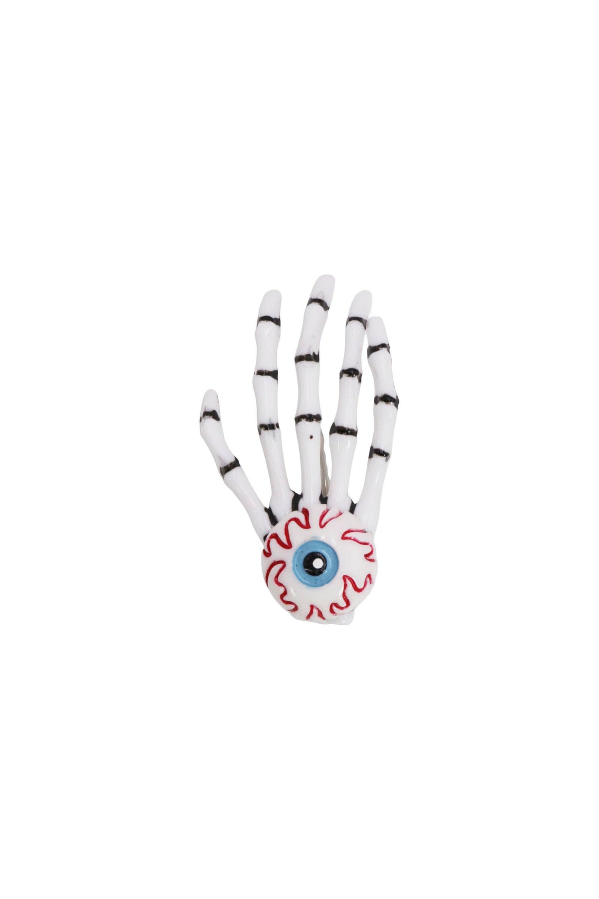 Halloween Skeleton Hands Resin Pinch Hair Clip: ASSORTED / ONE SIZE