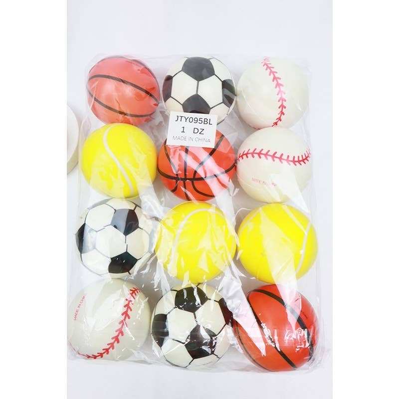 Sports Theme Bouncing Balls