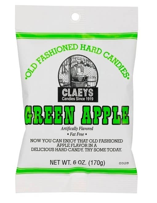 Claeys Old Fashioned Hard Candies - Green Apple