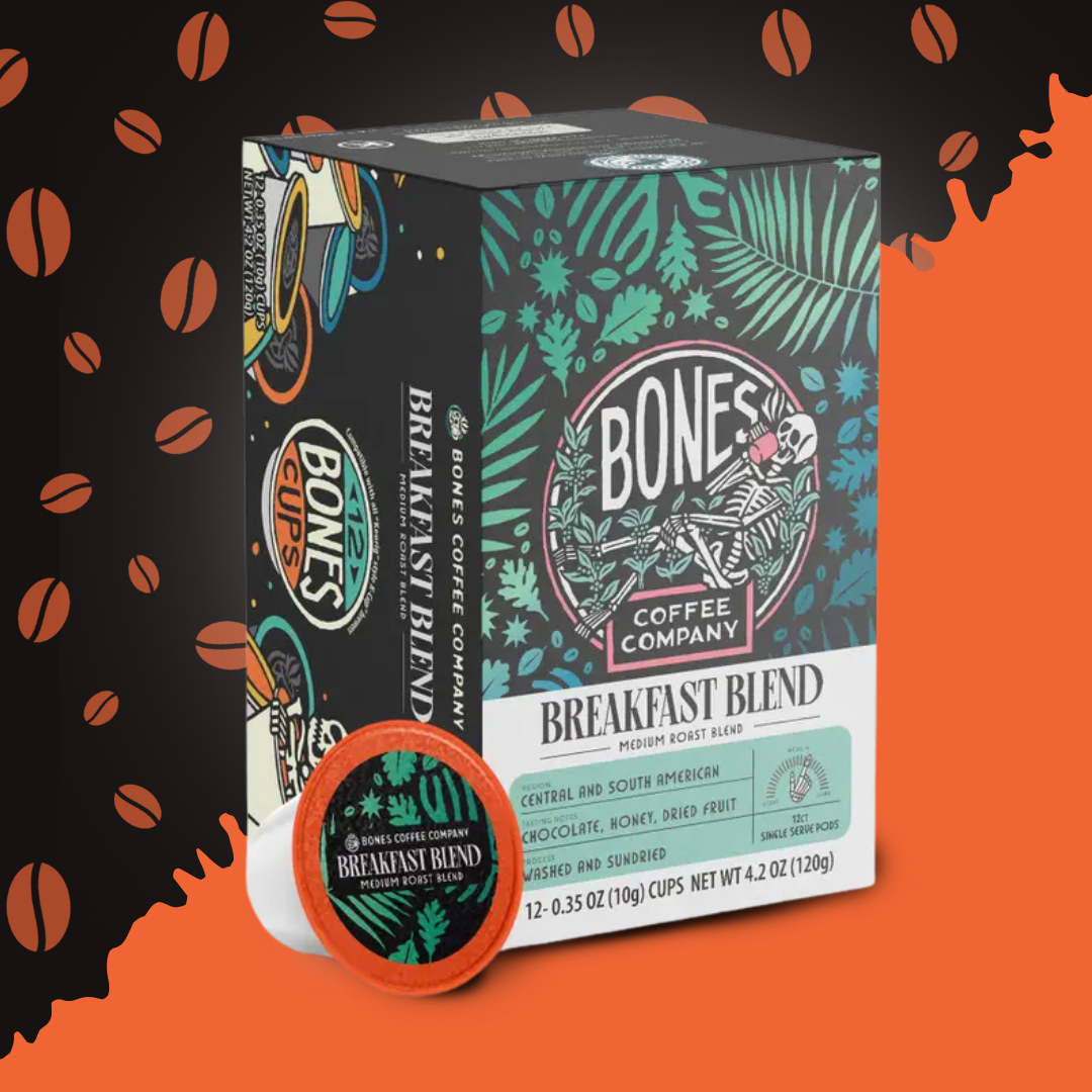 Breakfast Blend Coffee Pods | 12 Count | Flavored Coffee