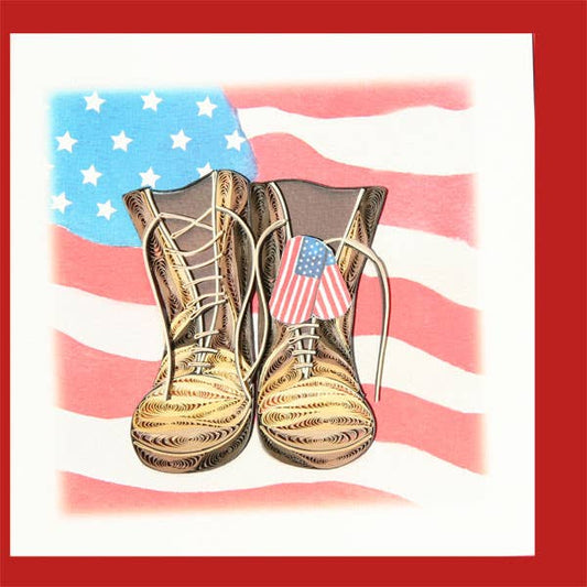 US-BOOTS Quilling Card
