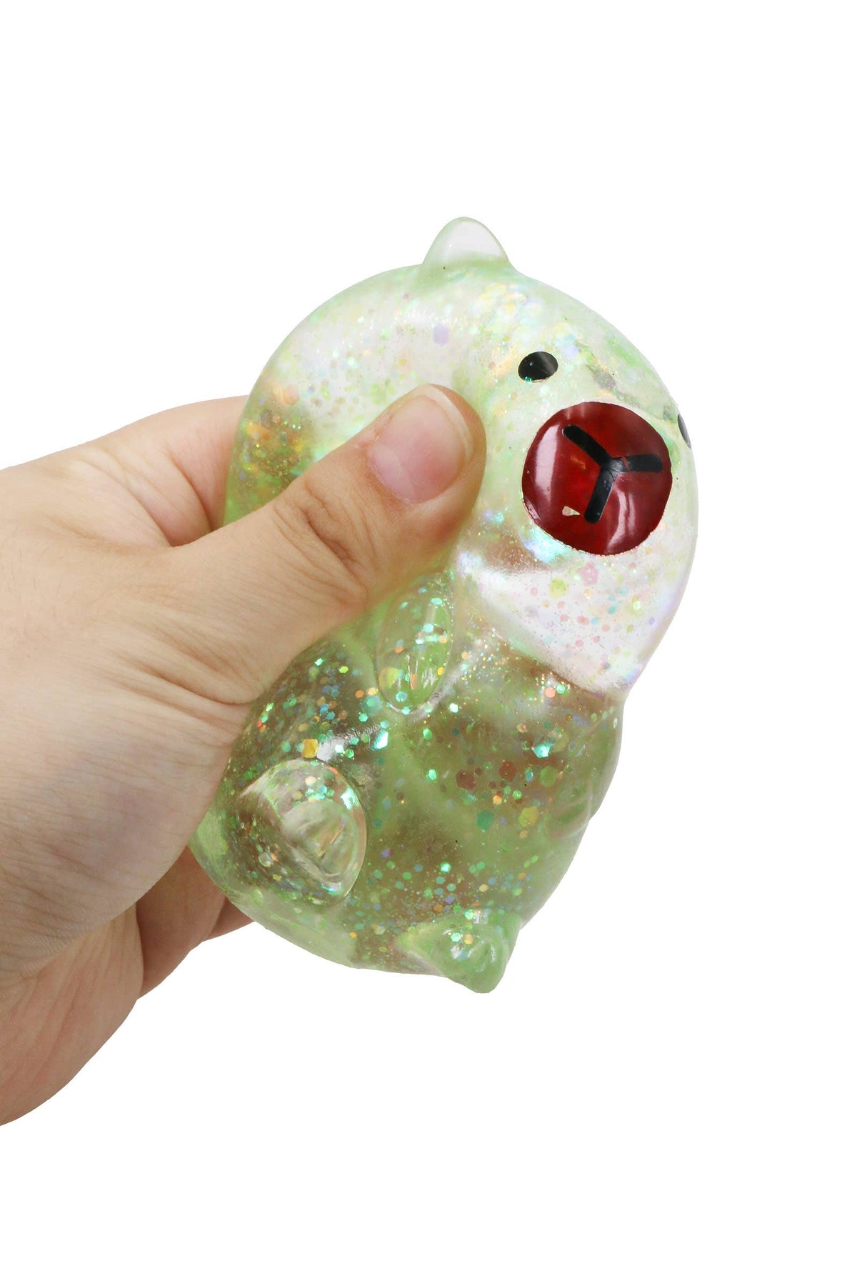 Capybara Iridescent Glittery Maltose Putty Filled Squishy  ASSORTED
