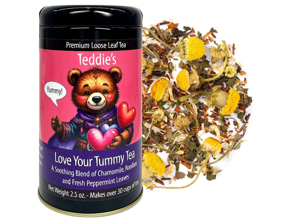 Teddie's Love Your Tummy Tea: 2 oz pouch