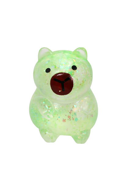 Capybara Iridescent Glittery Maltose Putty Filled Squishy  ASSORTED